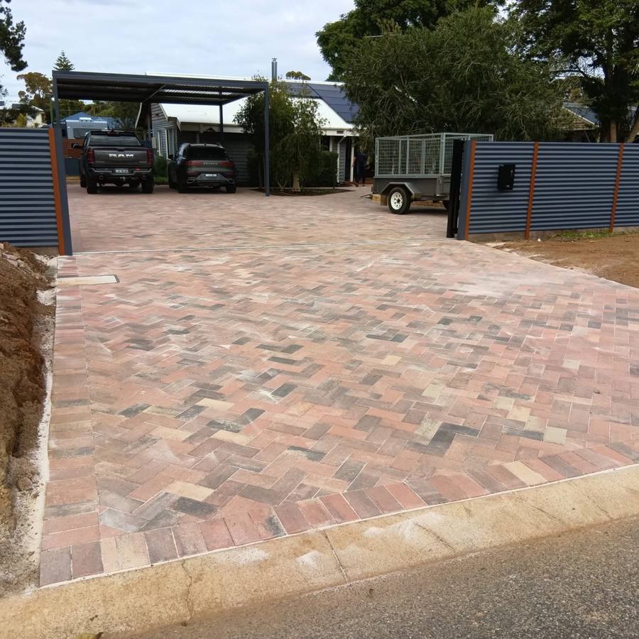 Brick paver driveway Perth